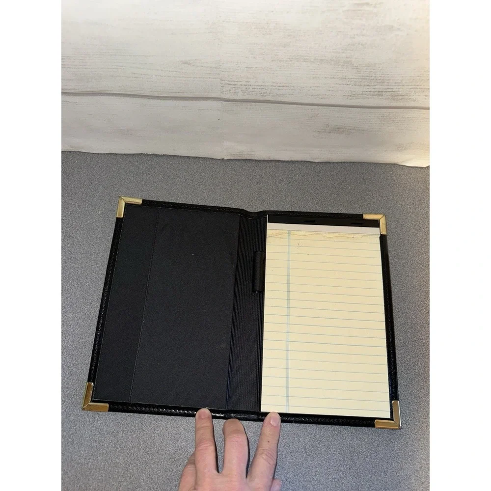 IBM Boulder Briefing Center - Hazel USA‎ - VTG 90s Faux Leather Notepad Folder